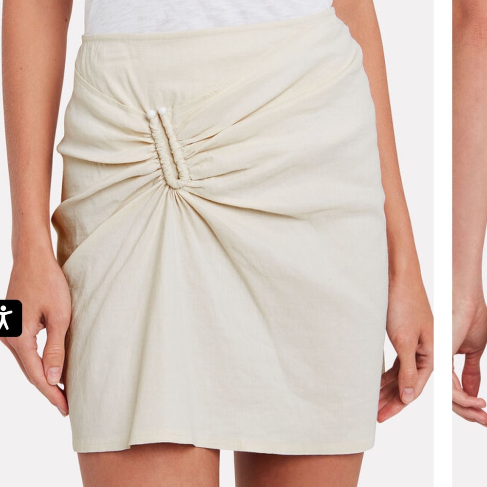 A.L.C. linen mini skirt XS